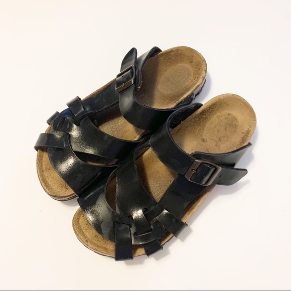 Birkenstock Shoes - Birkenstock black buckled sandals size 6.5-7